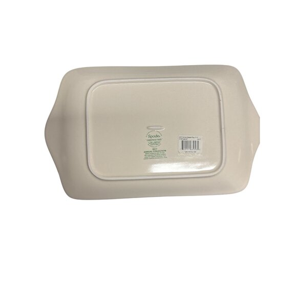 Spode Christmas Tree Dessert Tray & 4 Placemats Set - Picture 3 of 10